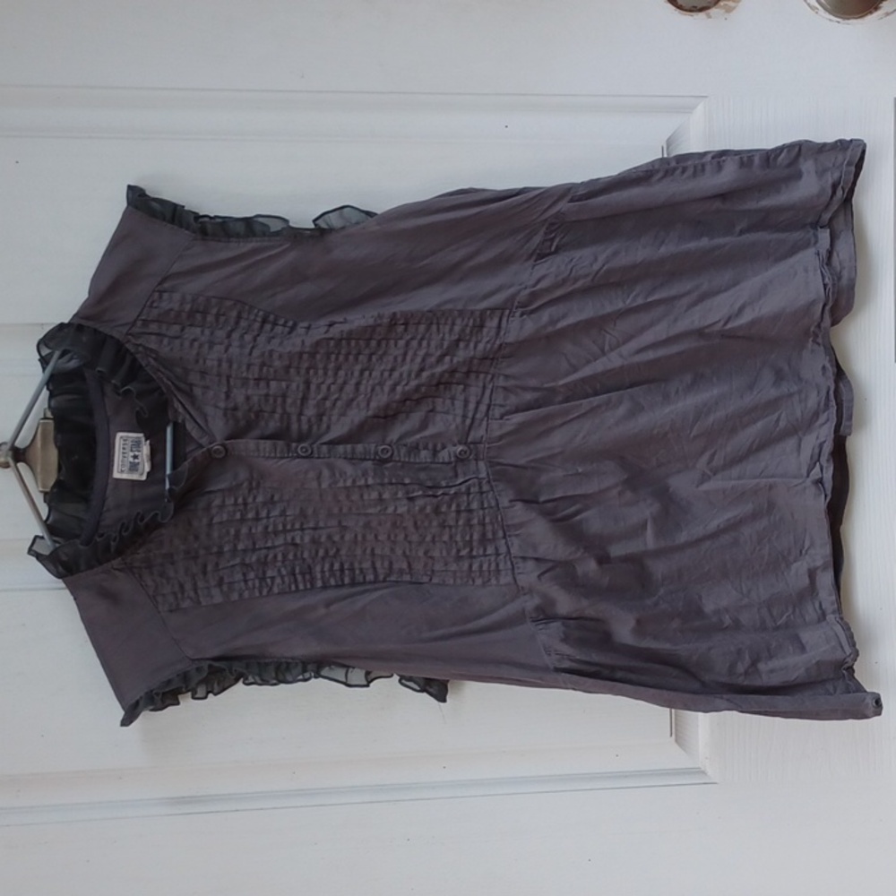 CONVERSE ONE STAR Ruffle Top Sz XL
